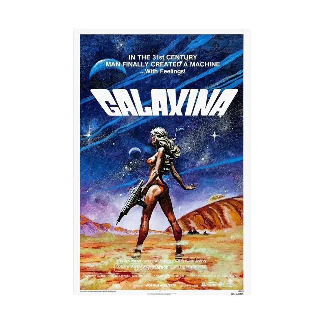 GALAXINA 1980 - Paper Movie Poster - The Sticker Space