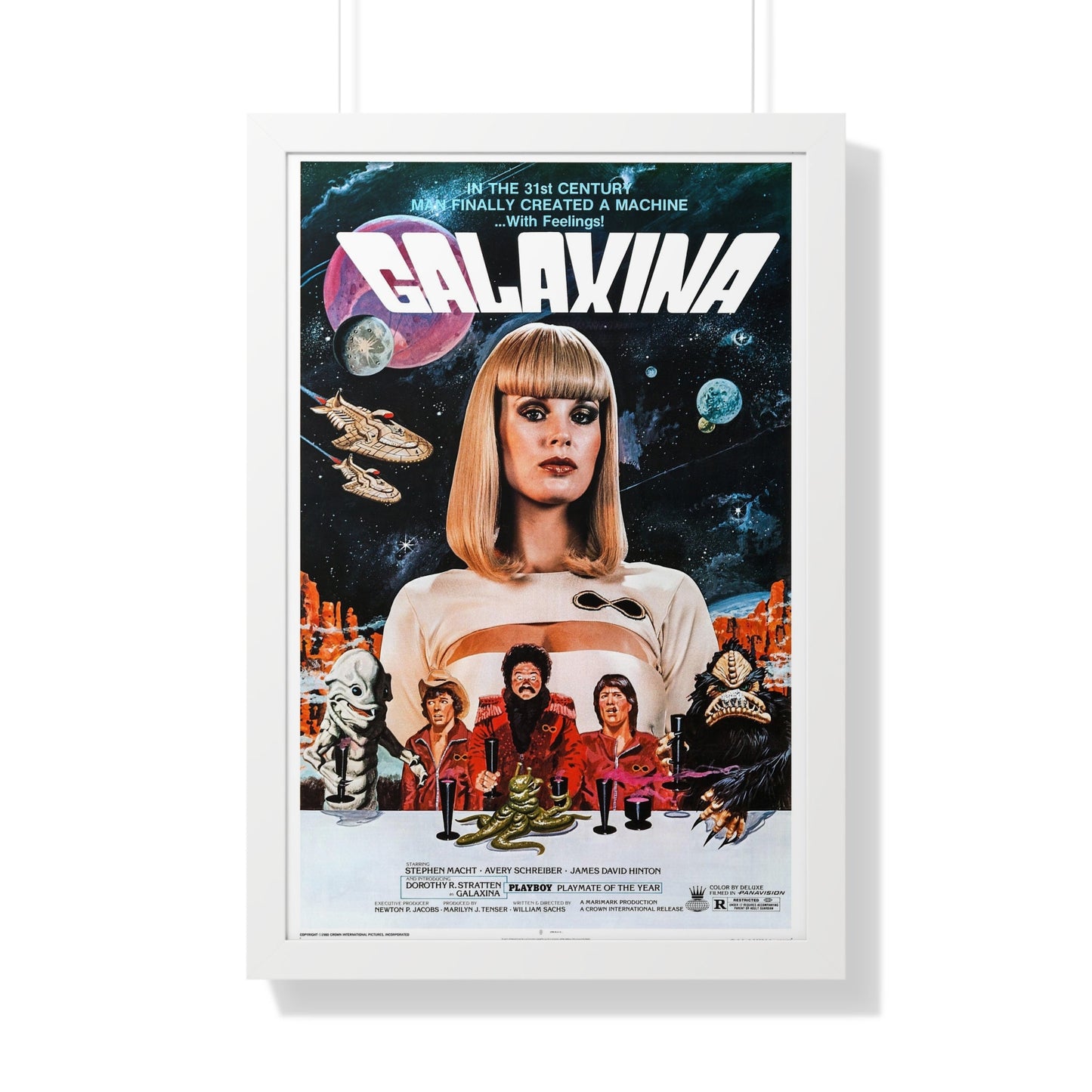 GALAXINA (2) 1980 - Framed Movie Poster-20" x 30"-The Sticker Space