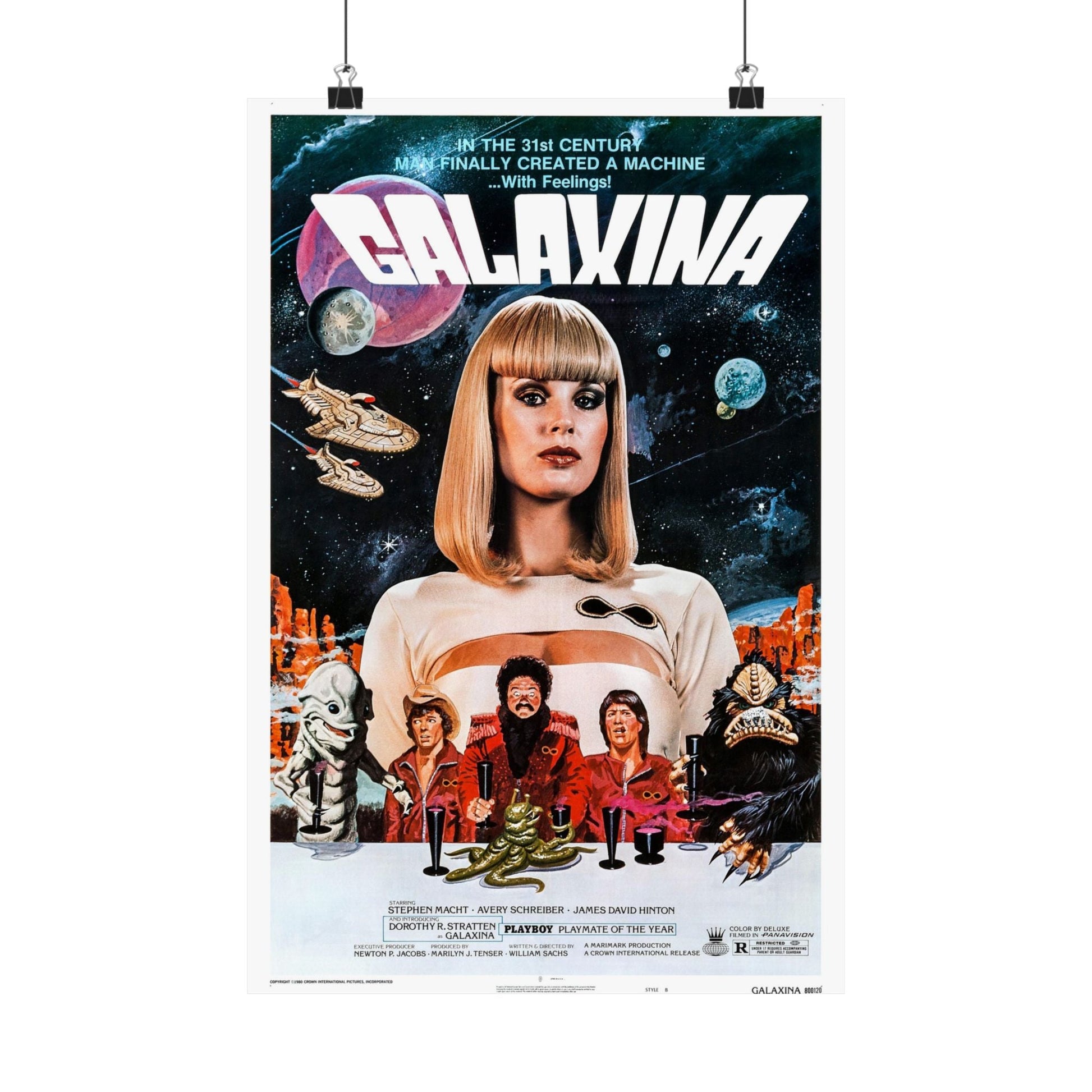 GALAXINA (2) 1980 - Paper Movie Poster-12″ x 18″-The Sticker Space