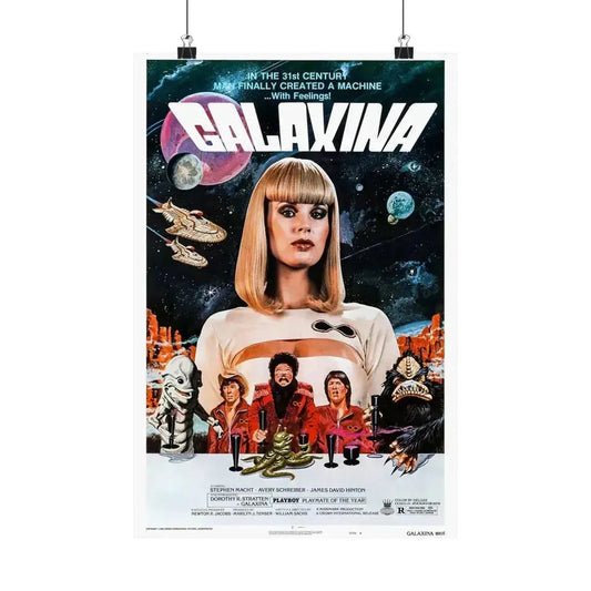 GALAXINA (2) 1980 - Paper Movie Poster 12″ x 18″ Matte - The Sticker Space