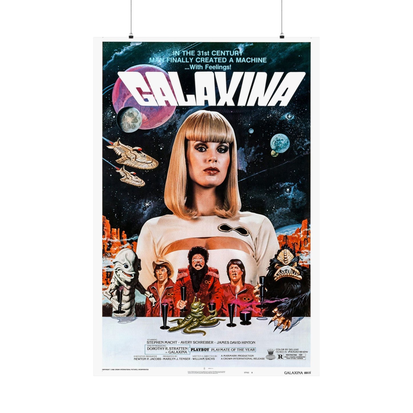 GALAXINA (2) 1980 - Paper Movie Poster-36" x 54"-The Sticker Space