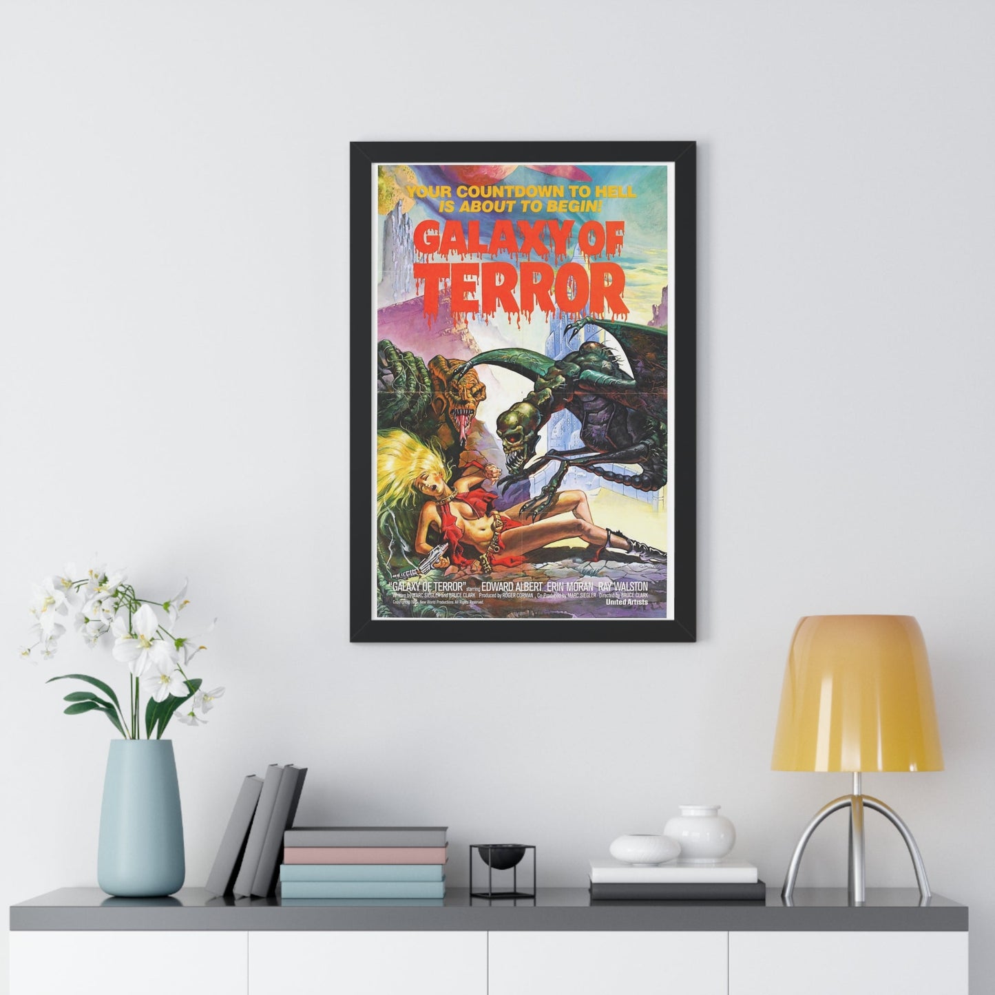 GALAXY OF TERROR 1981 - Framed Movie Poster-The Sticker Space