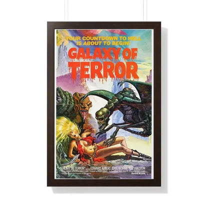 GALAXY OF TERROR 1981 - Framed Movie Poster - The Sticker Space