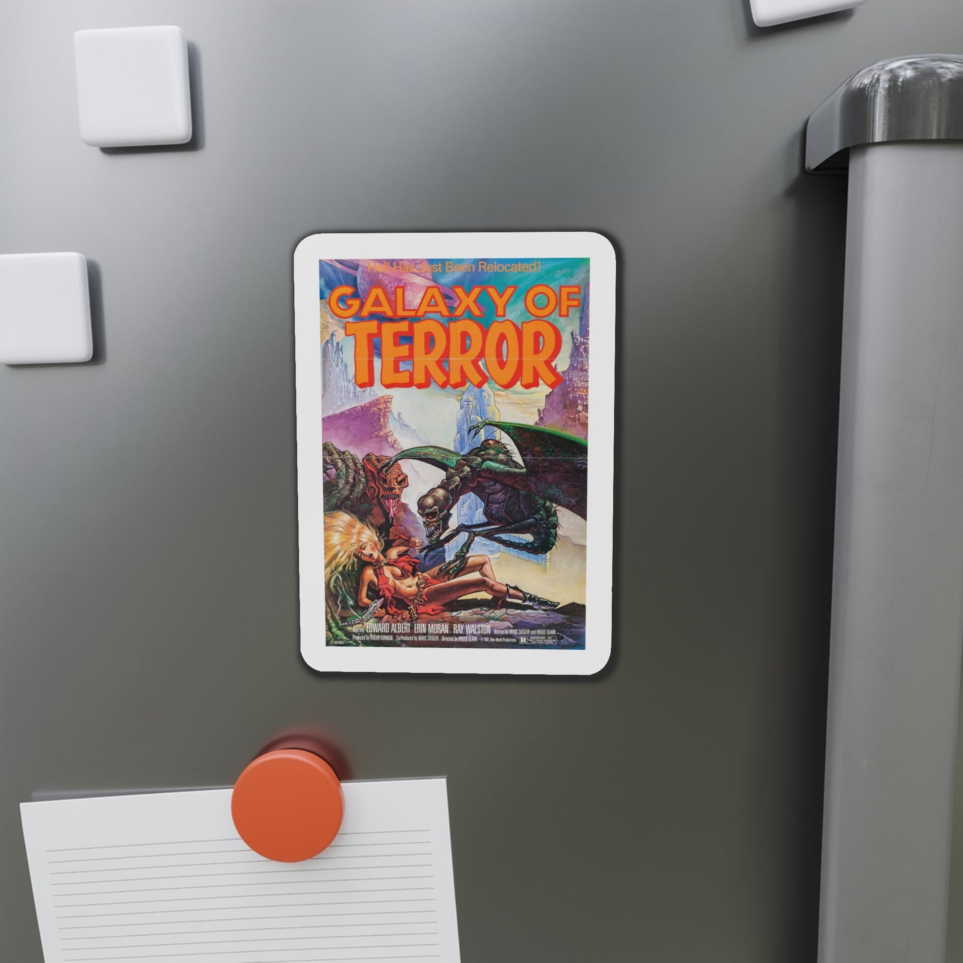 Galaxy of Terror 1981 Movie Poster Die-Cut Magnet-The Sticker Space