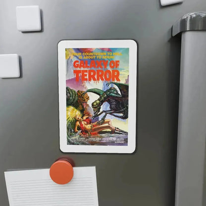 GALAXY OF TERROR 1981 Movie Poster - Refrigerator Magnet - The Sticker Space