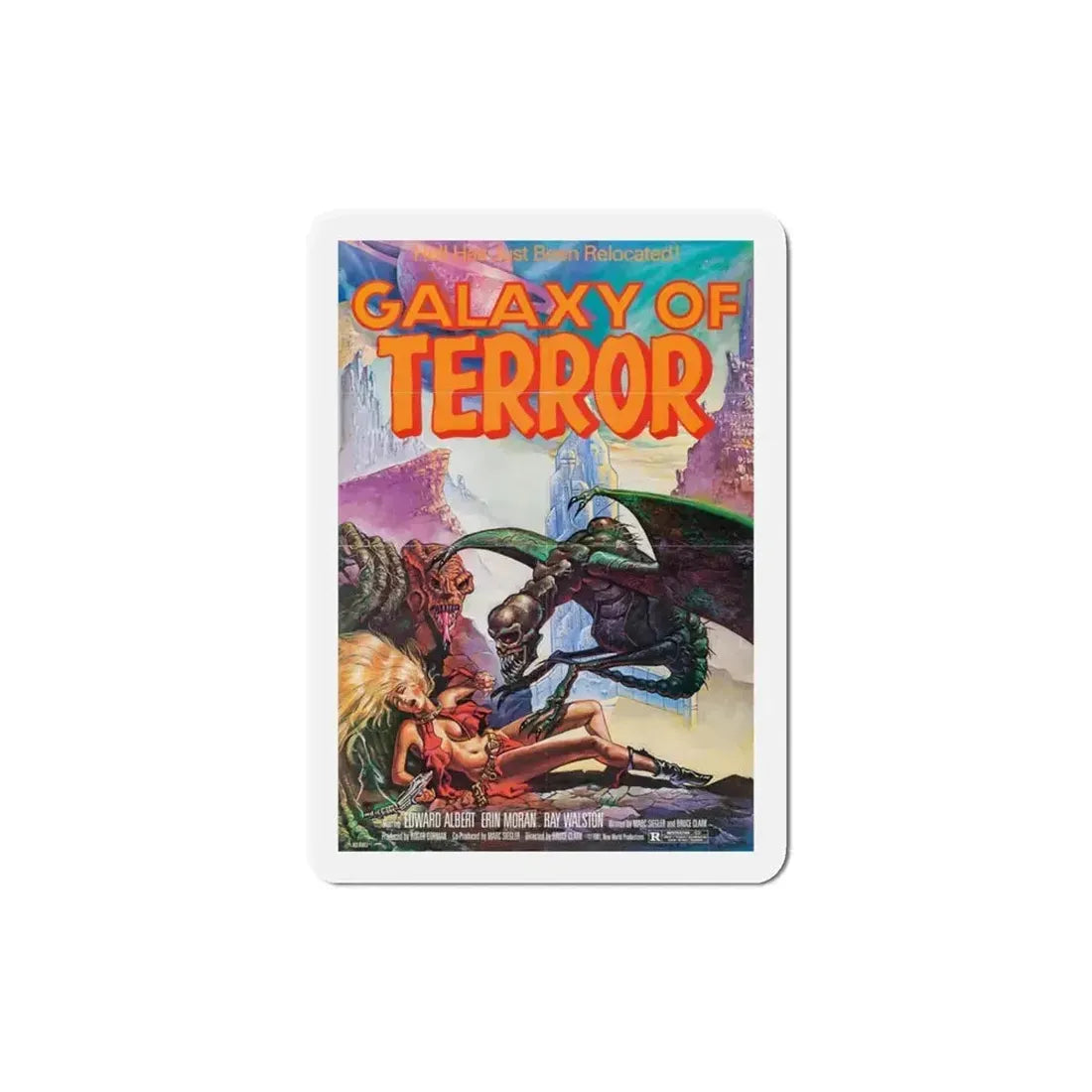 Galaxy of Terror 1981 Movie Poster Refrigerator Magnet - The Sticker Space