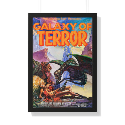 GALAXY OF TERROR (2) 1981 - Framed Movie Poster-20" x 30"-The Sticker Space