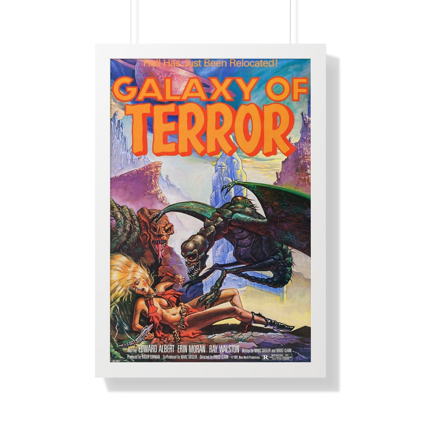 GALAXY OF TERROR (2) 1981 - Framed Movie Poster-20" x 30"-The Sticker Space