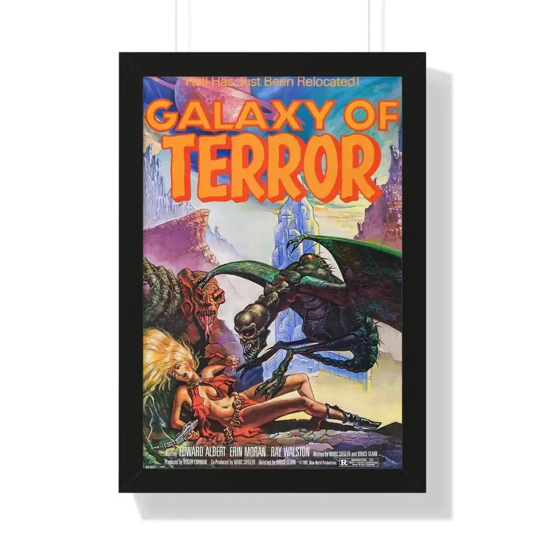 GALAXY OF TERROR (2) 1981 - Framed Movie Poster - The Sticker Space