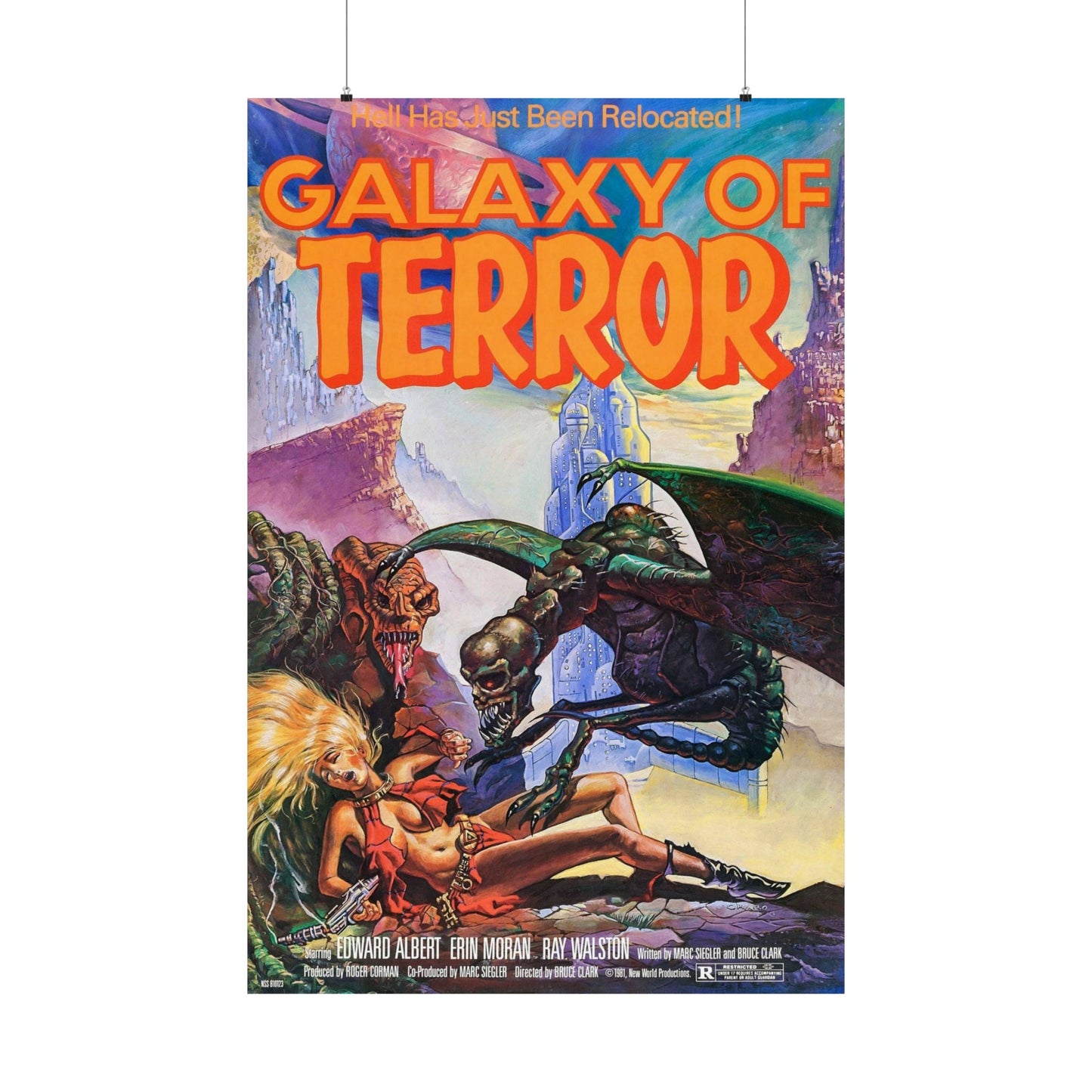 GALAXY OF TERROR (2) 1981 - Paper Movie Poster-36" x 54"-The Sticker Space