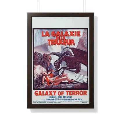 GALAXY OF TERROR (BELGIAN) 1981 - Framed Movie Poster - The Sticker Space