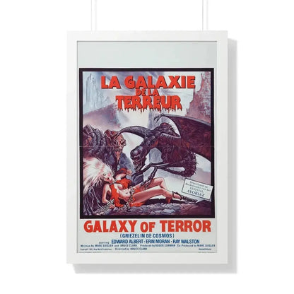 GALAXY OF TERROR (BELGIAN) 1981 - Framed Movie Poster - The Sticker Space