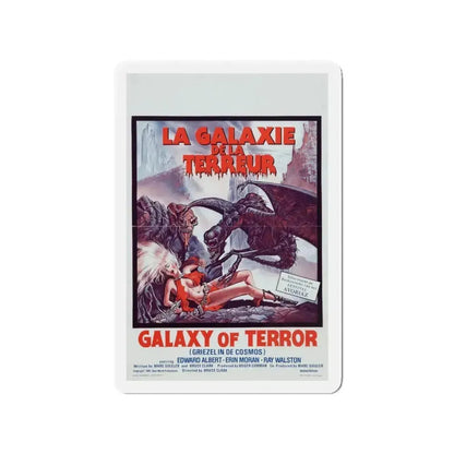 GALAXY OF TERROR (BELGIAN) 1981 Movie Poster - Refrigerator Magnet - The Sticker Space