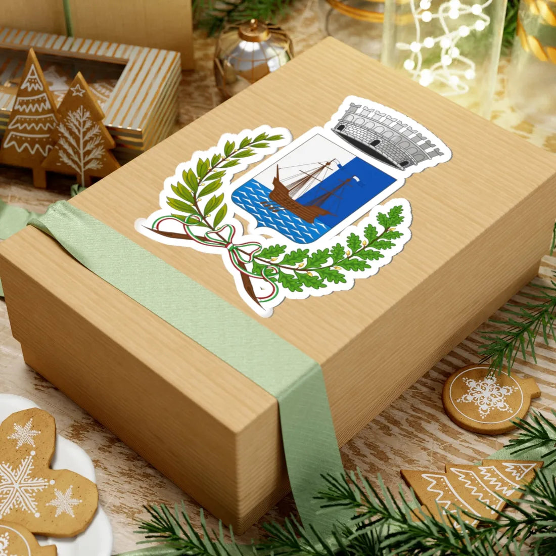 Galeata-Stemma (Italy) (Coat of Arms) STICKER Vinyl Kiss-Cut Decal - The Sticker Space