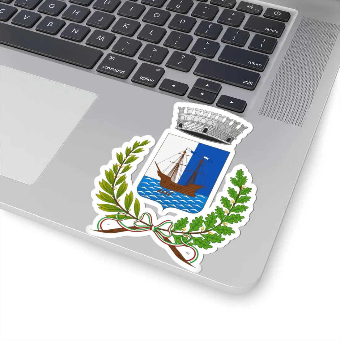 Galeata-Stemma (Italy) (Coat of Arms) STICKER Vinyl Kiss-Cut Decal - The Sticker Space