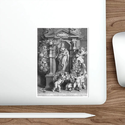 SKU:22644552314380118501 Sticker types:White Shape:Die-Cut Sizes:5" × 5"