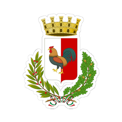 Gallese-Stemma (Italy) (Coat of Arms) STICKER Vinyl Kiss-Cut Decal 6 Inch White - The Sticker Space