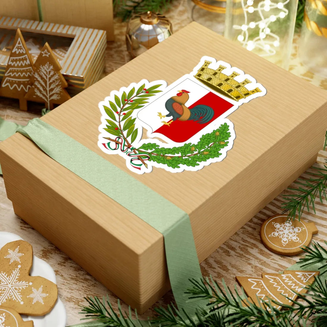 Gallese-Stemma (Italy) (Coat of Arms) STICKER Vinyl Kiss-Cut Decal - The Sticker Space