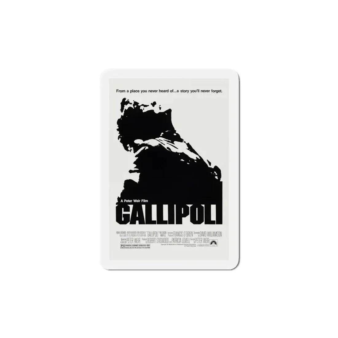 Gallipoli 1981 Movie Poster Refrigerator Magnet - The Sticker Space