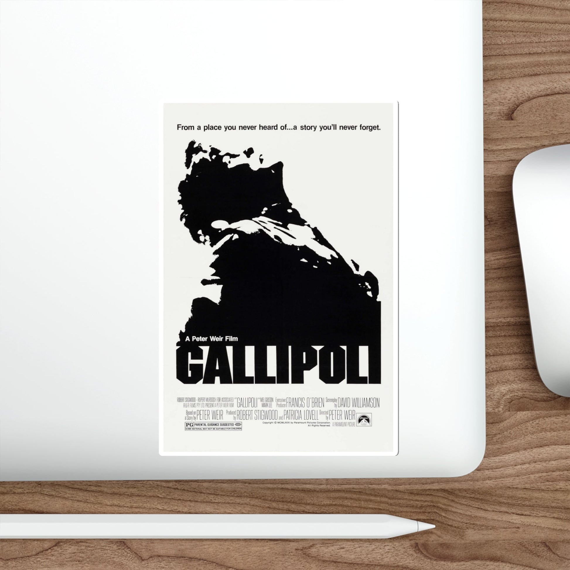 Gallipoli 1981 Movie Poster STICKER Vinyl Die-Cut Decal-The Sticker Space