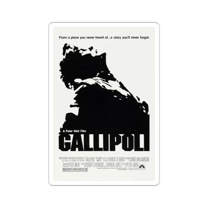 Gallipoli 1981 Movie Poster - STICKER Vinyl Kiss-Cut Decal 2 Inch White - The Sticker Space