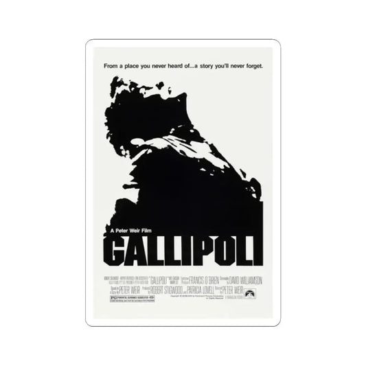 Gallipoli 1981 Movie Poster - STICKER Vinyl Kiss-Cut Decal 2 Inch White - The Sticker Space