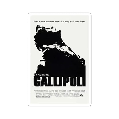Gallipoli 1981 Movie Poster - STICKER Vinyl Kiss-Cut Decal 4 Inch White - The Sticker Space