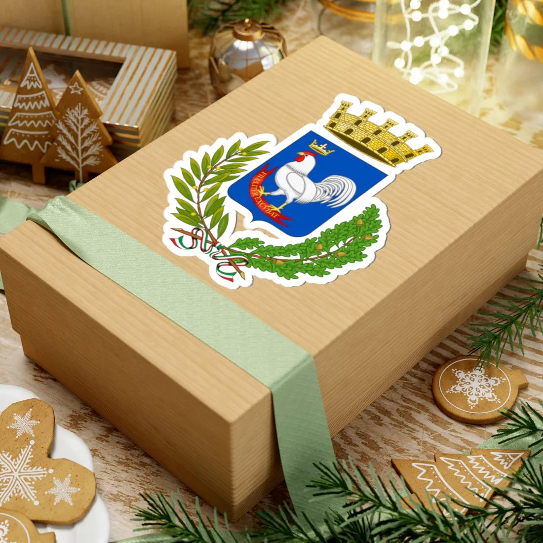 Gallipoli-Stemma (Italy) (Coat of Arms) STICKER Vinyl Kiss-Cut Decal - The Sticker Space