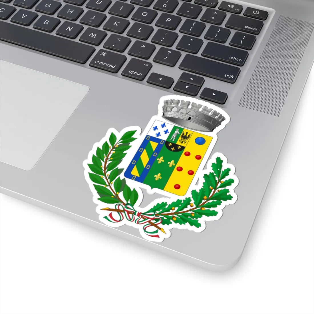 Gallodoro-Stemma (Italy) (Coat of Arms) STICKER Vinyl Kiss-Cut Decal - The Sticker Space
