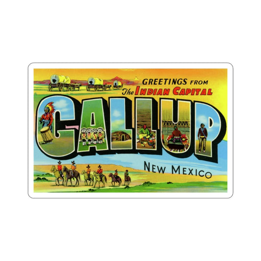 Gallup New Mexico (Greeting Cards) STICKER Vinyl Die-Cut Decal-6 Inch-The Sticker Space