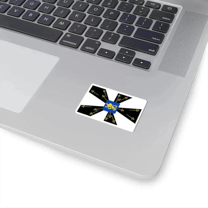 Galmaarden vlag (Belgium) STICKER Vinyl Kiss-Cut Decal - The Sticker Space