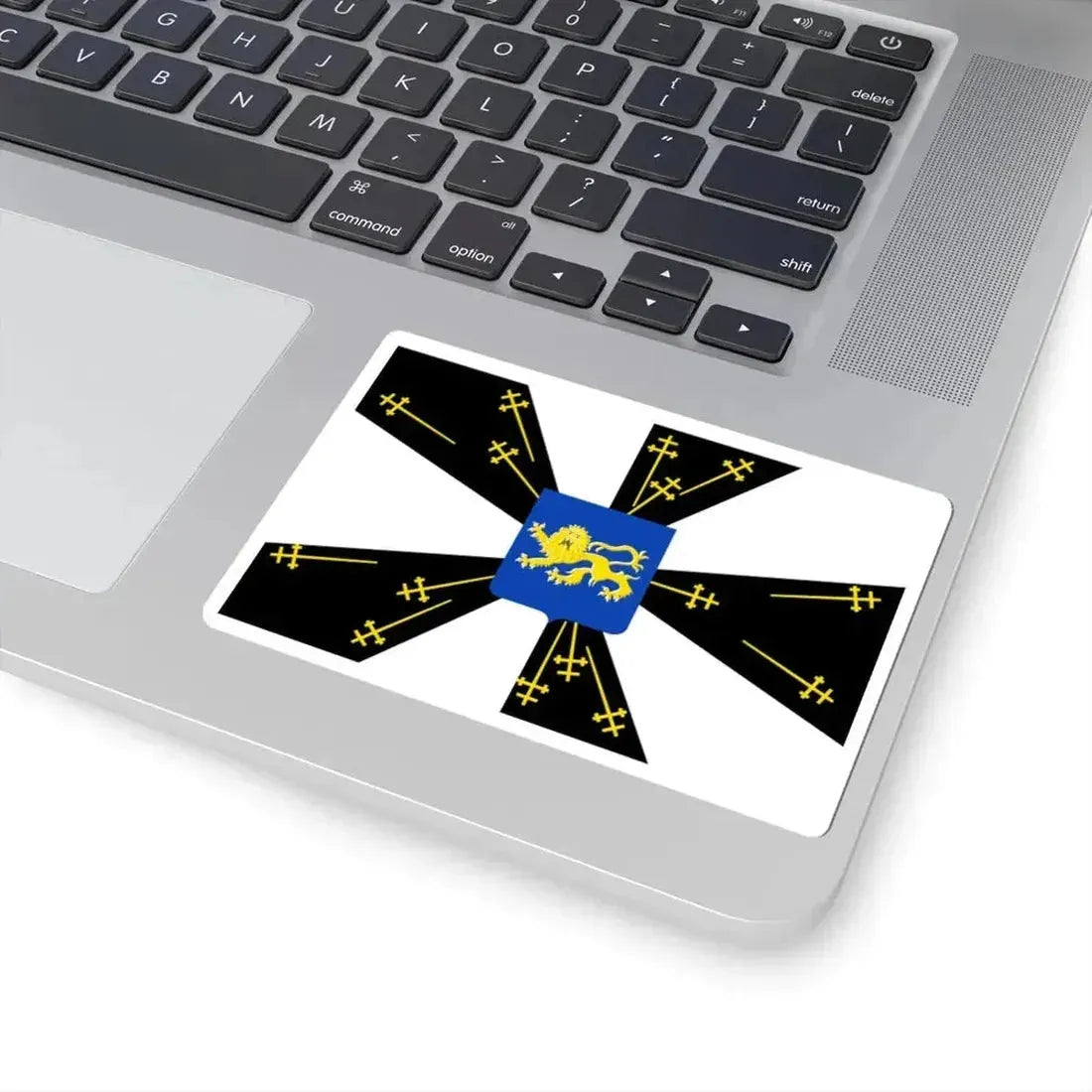 Galmaarden vlag (Belgium) STICKER Vinyl Kiss-Cut Decal - The Sticker Space