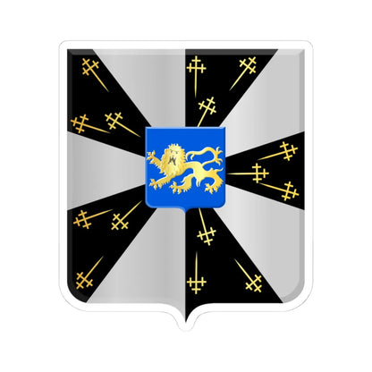 Galmaarden wapen (Belgium) (Coat of Arms) STICKER Vinyl Kiss-Cut Decal 4 Inch White - The Sticker Space