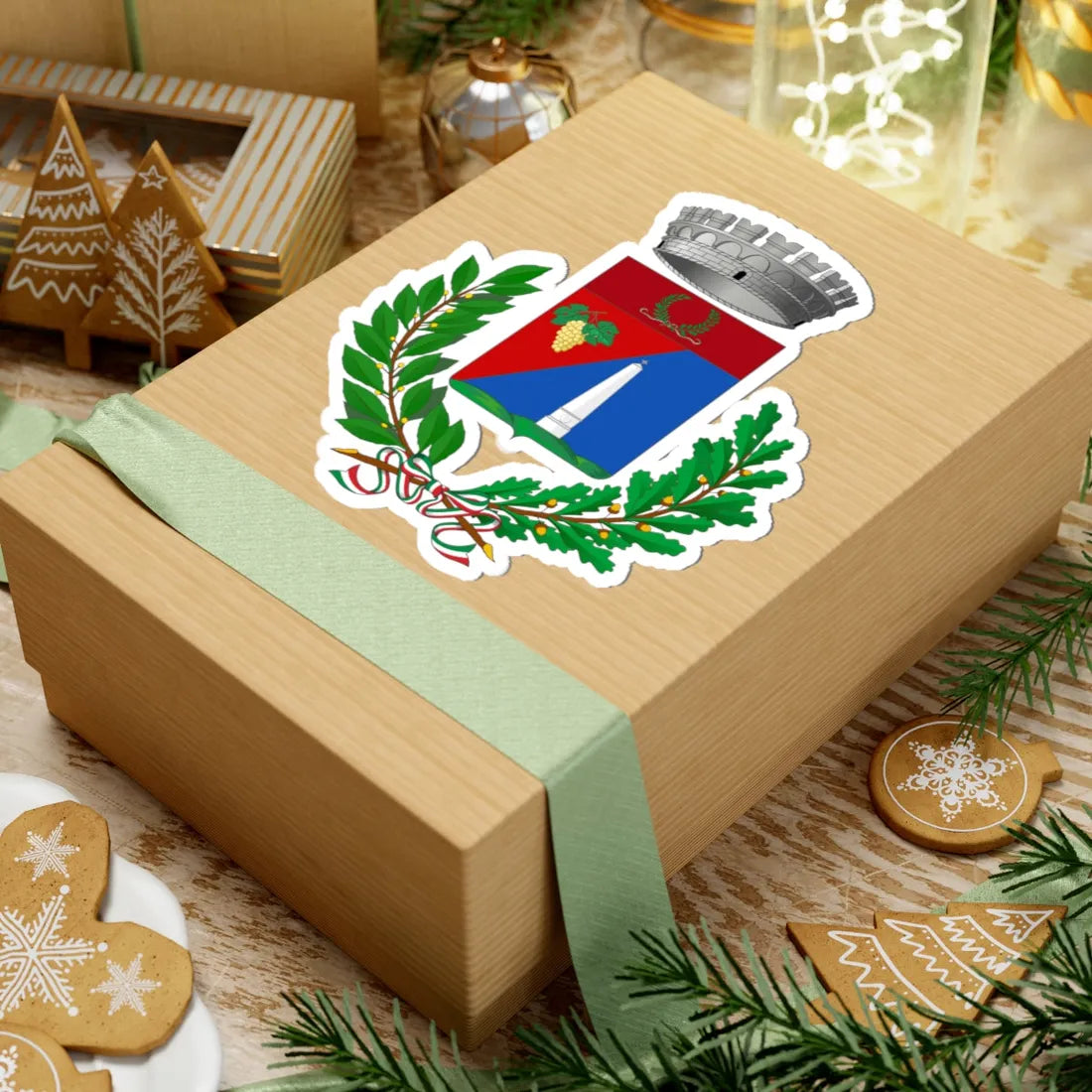 Gambellara-Stemma (Italy) (Coat of Arms) STICKER Vinyl Kiss-Cut Decal - The Sticker Space