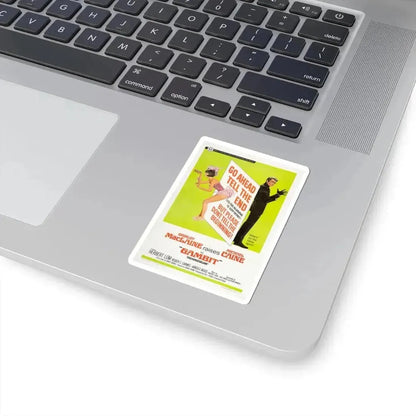 Gambit 1966 Movie Poster - STICKER Vinyl Kiss-Cut Decal - The Sticker Space