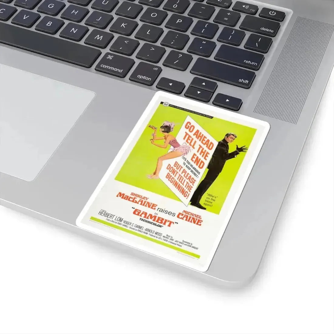 Gambit 1966 Movie Poster - STICKER Vinyl Kiss-Cut Decal - The Sticker Space