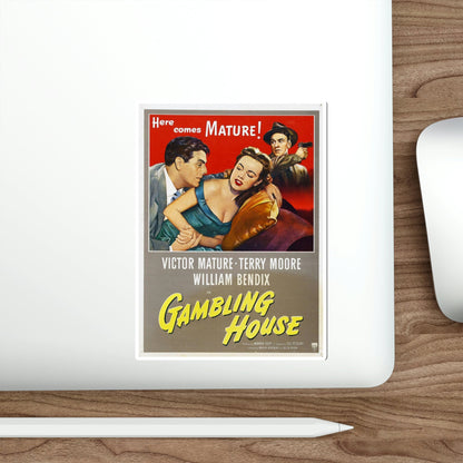 Gambling House 1951 Movie Poster STICKER Vinyl Die-Cut Decal-The Sticker Space