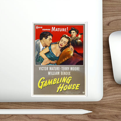 Gambling House 1951 Movie Poster STICKER Vinyl Die-Cut Decal-The Sticker Space