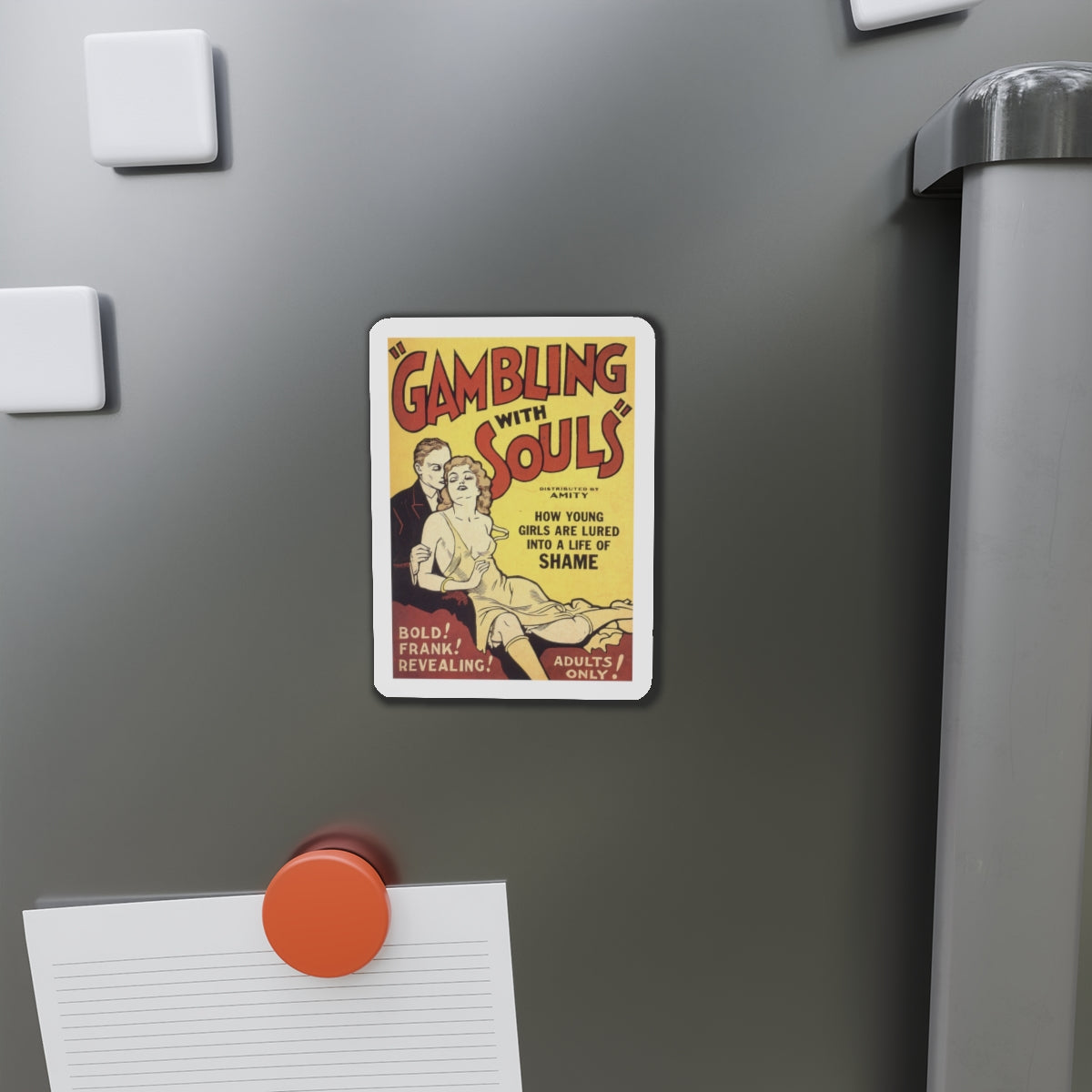 GAMBLING WITH SOULS 1936 Movie Poster - Die-Cut Magnet-The Sticker Space