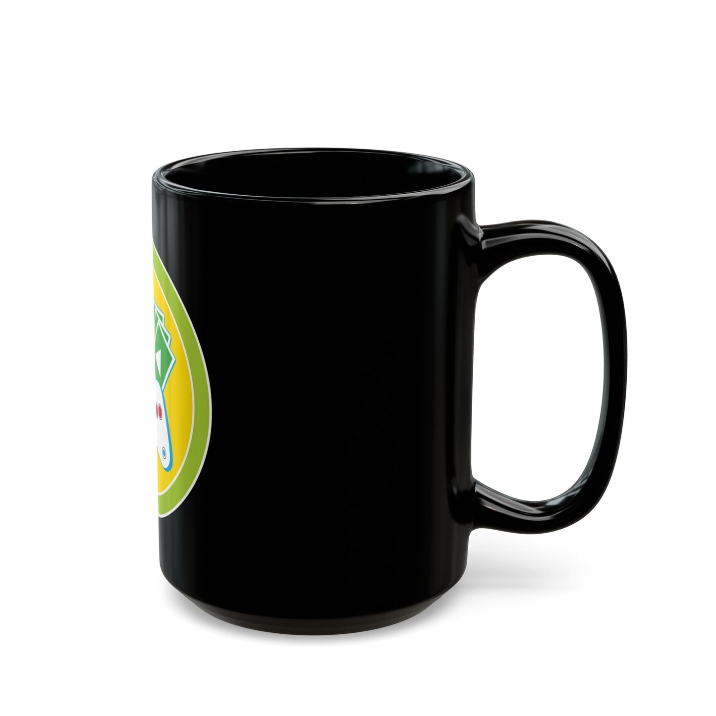 Game Design (Boy Scout Merit Badge) Black Coffee Mug-The Sticker Space