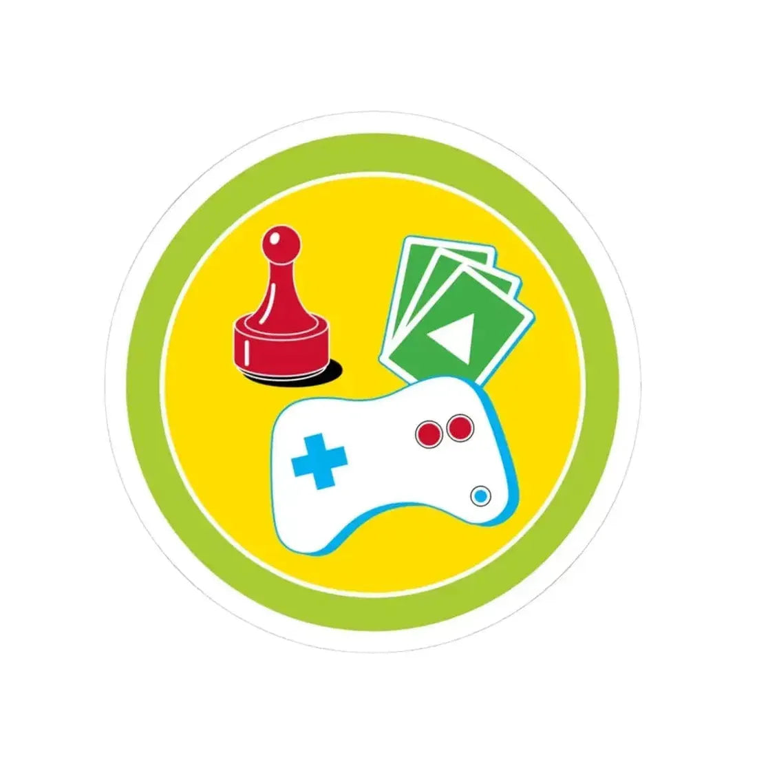 Game Design (Boy Scout Merit Badge) STICKER Vinyl Kiss-Cut Decal 3 Inch White - The Sticker Space