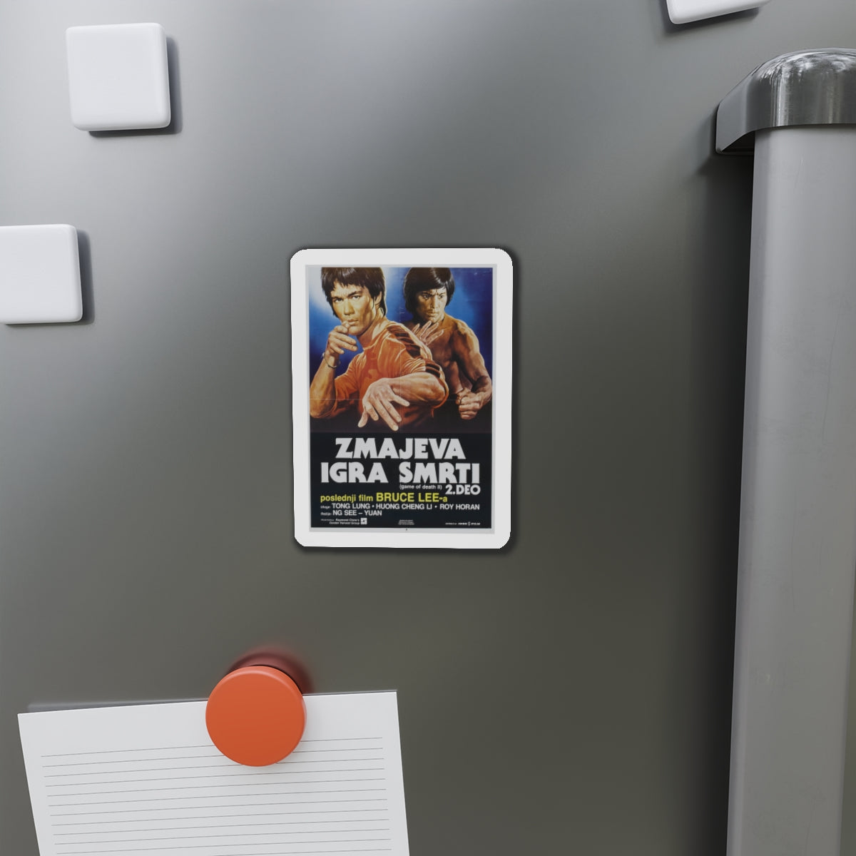 GAME OF DEATH 2 1981 Movie Poster - Die-Cut Magnet-The Sticker Space