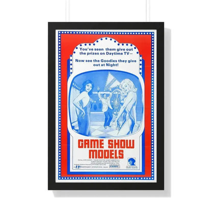 GAME SHOW MODELS 1977 - Framed Movie Poster 20" x 30" Black - The Sticker Space