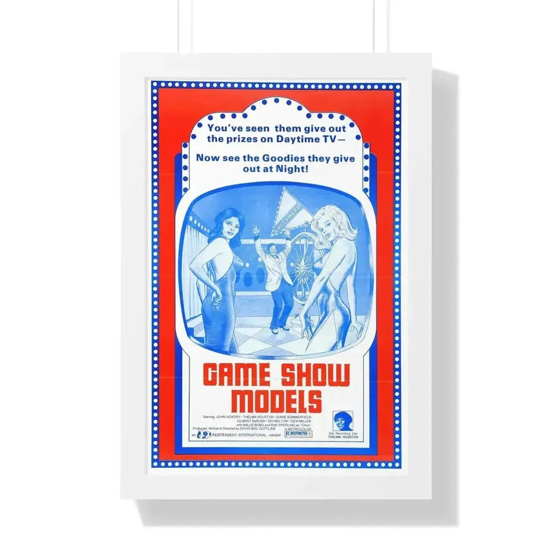 GAME SHOW MODELS 1977 - Framed Movie Poster - The Sticker Space