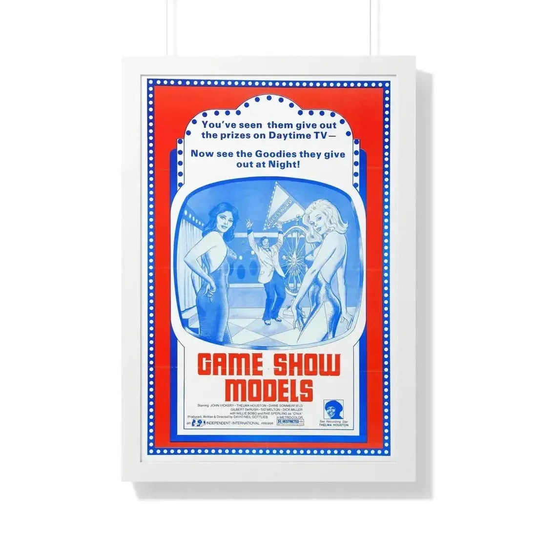 GAME SHOW MODELS 1977 - Framed Movie Poster - The Sticker Space