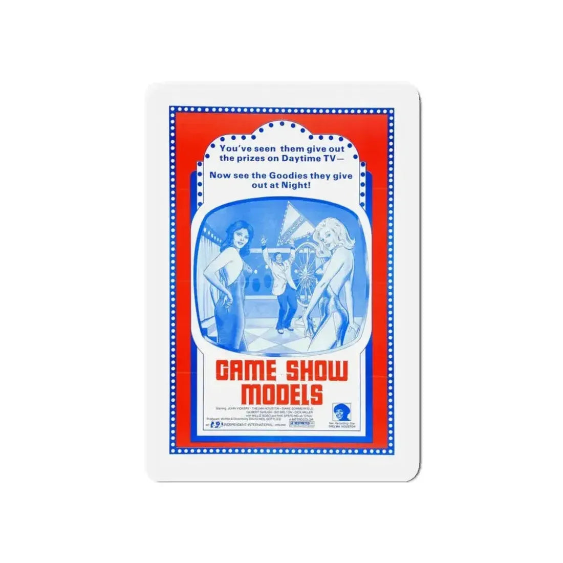 GAME SHOW MODELS 1977 Movie Poster - Refrigerator Magnet - The Sticker Space