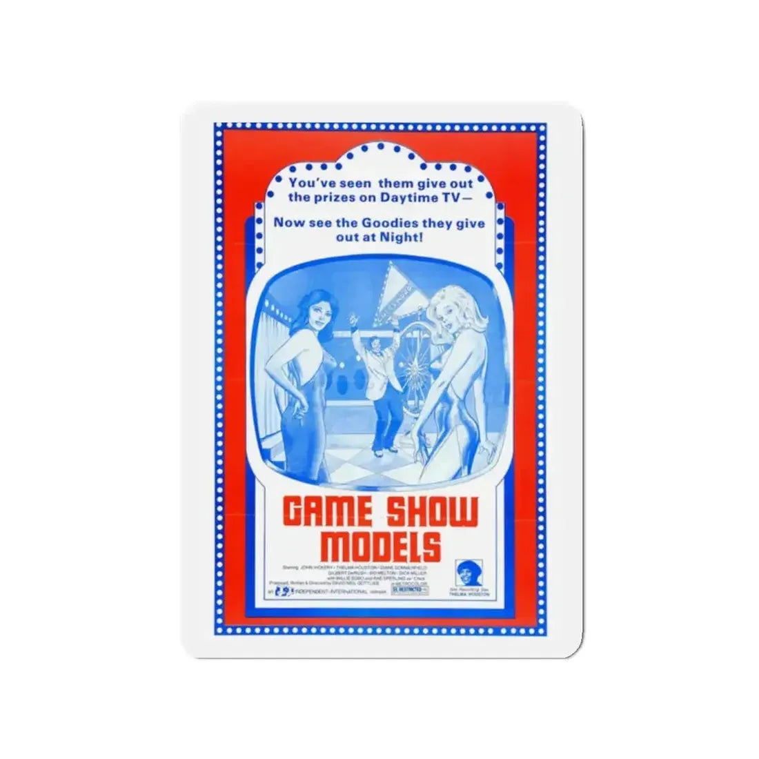 GAME SHOW MODELS 1977 Movie Poster - Refrigerator Magnet - The Sticker Space