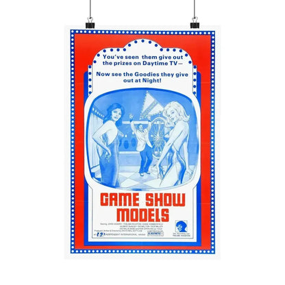 GAME SHOW MODELS 1977 - Paper Movie Poster - The Sticker Space