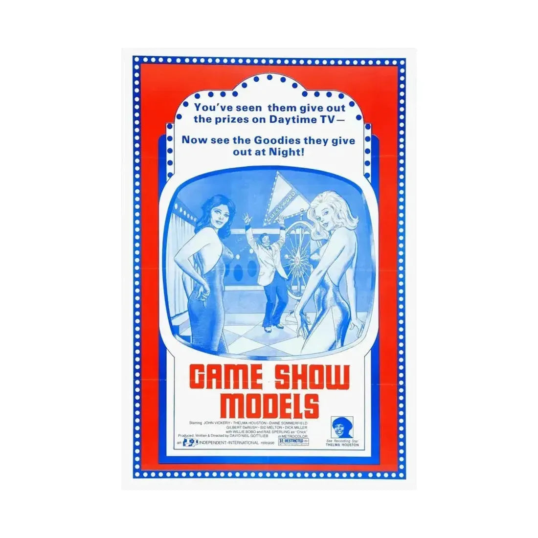 GAME SHOW MODELS 1977 - Paper Movie Poster - The Sticker Space
