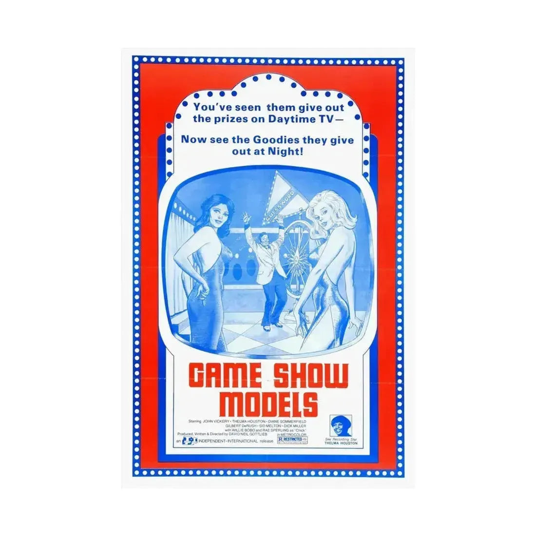 GAME SHOW MODELS 1977 - Paper Movie Poster - The Sticker Space